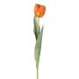 Dekoblume Tulpe GUSNAV, orange-gelb, 50cm, Ø5cm