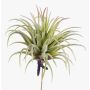 Künstliche Tillandsie Ionantha PENNY, Steckstab, grün-rot, 12cm, Ø10cm