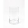 Zylindervase Glas SANSA EARTH, transparent, 19,5cm, Ø12cm