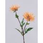 Kunstblume Chrysantheme ESTELLE, gelb-orange, 70cm, Ø8-10cm