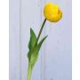 Kunsttulpe CAITLYN, gelb, 45cm, Ø6cm