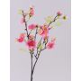 Künstlicher Kirschblütenzweig SOEY mit Blüten, rosa-pink, 45cm, Ø2-4,5cm