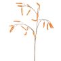 Kunst Zweig Amaranth BERNHART mit Blüten, orange, 95cm