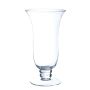 Kelch Glasvase DARCY auf Fuß, transparent, 25cm, Ø13,5cm