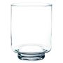 Windlicht BOB mit Fuß, Glas, transparent, 25cm, Ø19cm