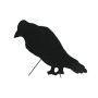 Halloween Dekoration Silhouette Krähe SPOOKY CROW, schwarz, 63cm