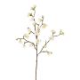 Apfelblütenzweig künstlich SADAKA mit Blüten, creme, 70cm, Ø3-4cm