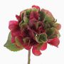 Hortensien Kunstblume CHIDORI, rot-grün, 30cm, Ø13cm