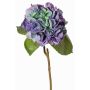 Hortensien Kunstblume CHIDORI, lila-blau-grün, 60cm, Ø18cm