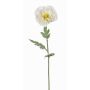 Künstliche Mohnblume BAHIRA, creme, 75cm, Ø12cm