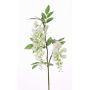 Künstlicher Blauregen Zweig NEZUMI mit Blüten, weiß, 105cm