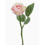 Kunstblume Rose GABI, rosa-grün, 30cm, Ø6cm