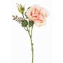 Fake Zweig Kohl-Rose JUDY, creme-rosa, 40cm, Ø9cm