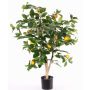 Künstlicher Orangenbaum TERUKI, Naturstamm, mit Früchten, 85cm