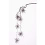 Hamamelis Deko Zweig ZENDAYA mit Blüten, gefroren, braun, 110cm