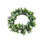 Plastik Jasmin Kranz REBEKKA, crossdoor, weiß, Ø30cm