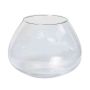 Dekoglas Rund Bauchig JOY, transparent, 16,5cm, Ø22cm