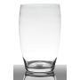 Glas-Vase HENRY, rund bauchig, klar, 25cm, Ø15cm