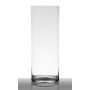 Vase aus Glas SANYA EARTH, Zylinder, transparent, 40cm, Ø15cm