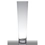 Glasvase AMNA EARTH, konisch, transparent, 50cm, Ø14cm
