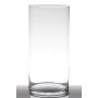 Vase aus Glas SANYA EARTH, Zylinder, transparent, 40cm, Ø19cm