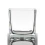 Blumentopf aus Glas KIM EARTH, klar, 14x14x14cm