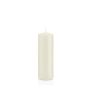 Laternenkerze MAEVA, Stumpen, elfenbein, 15cm, Ø5cm, 37h - Made in Germany