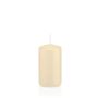 Laternenkerze MAEVA, Stumpen, creme, 12cm, Ø6cm, 40h - Made in Germany