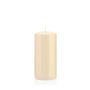 Laternenkerze MAEVA, Stumpen, creme, 15cm, Ø7cm, 63h - Made in Germany