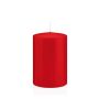 Laternenkerze MAEVA, Stumpen, rot, 15cm, Ø10cm, 113h - Made in Germany