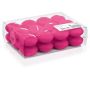 24er Set Schwimmende Kerzen ORNELLA, pink, Ø4,5cm, 4h