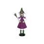 Halloween Dekoration kleine Hexe MYSTERY mit Besen, Hut, 100cm