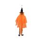 Halloween Dekoration Geist JEGOR mit Hexen-Hut, LEDs, orange, 150cm