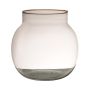 Tischvase GANJA, Glas, recycelt, klar, 29cm, Ø29cm