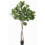 Ficus Lyrata künstlich HARVEY, Naturstämme, grün, 190cm