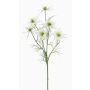 Künstlicher Schwarzkümmel Zweig SEVIN, weiß-grün, 65cm, Ø6-7cm