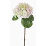 Hortensien Kunstblume CHIDORI, creme-rosa-grün, 60cm, Ø18cm