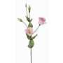 Künstliche Lisianthus JUDIKA, rosa-weiß-grün, 70cm, Ø6-7cm