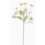 Kunstblumenzweig Margerite LEONIA, weiß, 60cm, Ø6cm