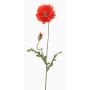 Künstliche Mohnblume LIENTJE, rot, 65cm, Ø10cm