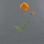 Künstliche Mohnblume LIENTJE, orange, 65cm, Ø10cm
