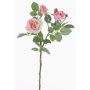 Künstlicher Rosenzweig CORALEE, rosa-creme, 50cm, Ø3-7cm