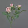 Künstlicher Rosenzweig CORALEE, rosa-creme, 50cm, Ø3-7cm