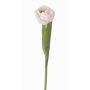Künstliche Tulpe ROMANA, weiß, 45cm, Ø6cm