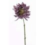Künstliche Sonnenblume JANIKA, dunkellila, 60cm, Ø13cm
