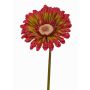 Künstliche Gerbera ANNEMARIE, rot-grün, 50cm, Ø10cm