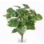 Kunst Pothos NAEL, Steckstab, schwer brennbar, grün-weiß, 50cm