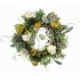 Künstlicher Winterkranz ISABELLE, Orchidee, Apfel, creme, Ø30cm