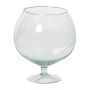 Deko Cognac Glas XXL BARRON mit Fuß, klar, 22,5cm, Ø20cm