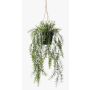 Künstliche Asparagus sprengeri Blumenampel ANDRES im Dekotopf, 50cm